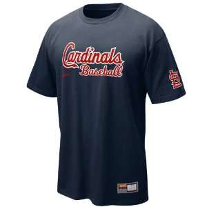   Navy Blue 2011 MLB Practice T shirt (Large)