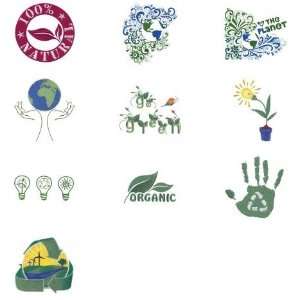 Go Green Embroidery Designs by Amazing Designs on a Multi Format CD 