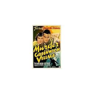  Murder In Greenwich Village Movie Poster, 11 x 17 (1937 
