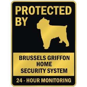   BRUSSELS GRIFFON HOME SECURITY SYSTEM  PARKING SIGN DOG Home