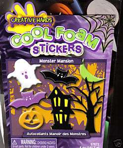 Creative Hands Cool Foam Stickers Monster Mansion 5 Oz  