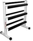 new df515 three tier dumbbell rack by deltech fitness returns