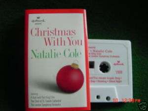 Hallmark CHRISTMAS WITH YOU NATALIE COLE 1998 cassette  