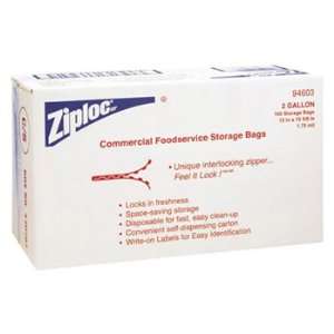   Ziploc Commercial Resealable Storage Bags   2 Gallon 