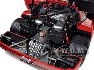 FERRARI F40 LIGHT WEIGHT RED WITH LM WING 1:12 BY KYOSHO 08602RL 