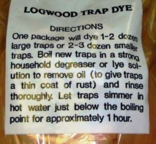 Red Powder Logwood Trap Dye 1 lb  