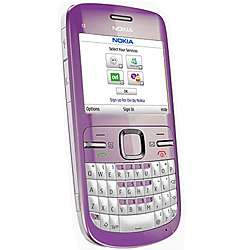 Nokia C3 GSM Unlocked Purple Cell Phone  Overstock