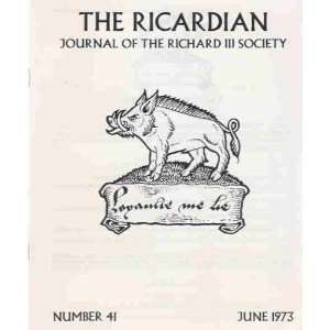   Richard III Society Richard III Society, Lornie Leete Hodge Books