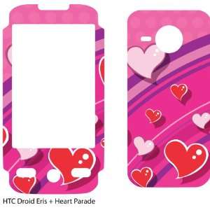  Heart Parade Design Protective Skin for HTC Droid Eris 