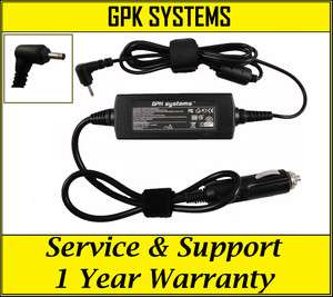 CAR CHARGER ASUS EEE PC 1015PEB 1015PED DC POWER CORD 590416655463 