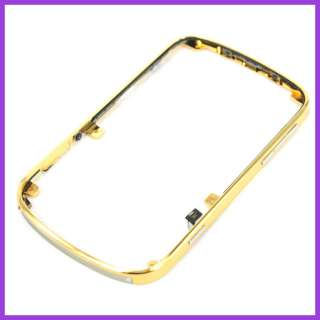   Frame Mid Case Blackberry 9900 9930 Bold Gold with Buttons  