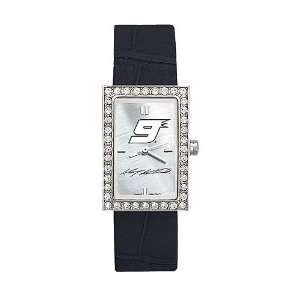   Leather Watch   KASEY KAHNE BLACK One Size: Sports & Outdoors