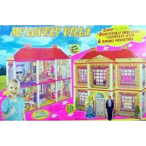  My Love Villa Doll House 130 piece play set: Toys & Games
