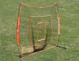 BowNet Big Mouth Portable Practice Net With Strike Zone 815317002100 