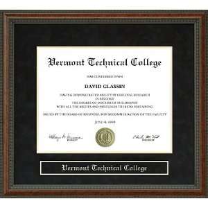  Vermont Technical College (VTC) Diploma Frame