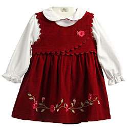 Samara Infant Girls Corduroy Jumper Outfit  Overstock