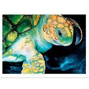   Hawaii Poster Timeless Wisdom Sea Turtle 12 x 18 in.