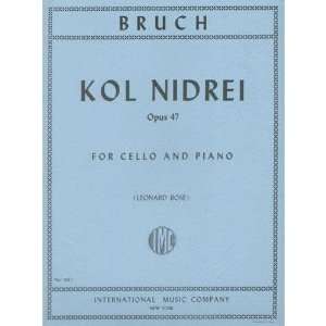Bruch, Max   Kol Nidre Op 47 for Cello and Piano   Arranged by Rose 