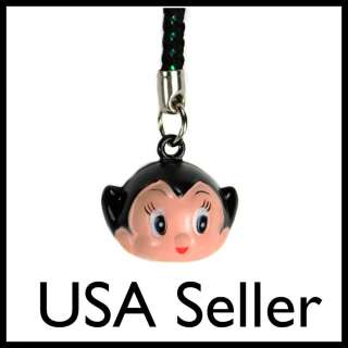 ASTRO GIRL BELL CHARM Cell Phone Strap Brass Boy Toy  
