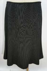 Le Suit Black & White Polka Dot Long Sleeve Knee Length Skirt Suit Sz 