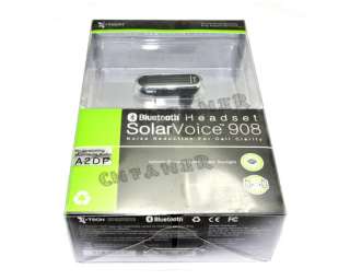 NIB i.Tech SolarVoice 908 Bluetooth Headset Solar Power  