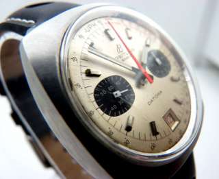 BREITLING Datora 2030 Chronograph Valjoux 7734   Rare Monaco Vintage 