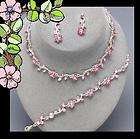   Necklace Set Event Wedding Bride Bridesmaid Jewelry New & Boxed  