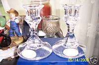 24% Full Lead Crystal Candle Holders made in USA!!!  