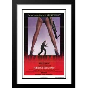  For Your Eyes Only 20x26 Framed and Double Matted Movie 