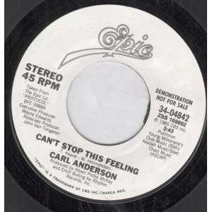  CANT STOP THIS FEELING 7 INCH (7 VINYL 45) US EPIC 1985 