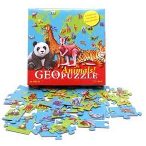  Animals   Educational Geography Jigsaw Puzzle (48 pcs) Toys & Games