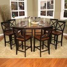 Larue 9 piece Butterfly Leaf Counter height Dining Set  