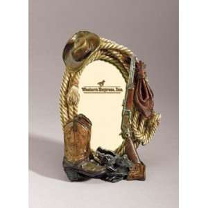  Rope, Boots, Hat Picture Frame, 6 1/2 x 8 Sports 