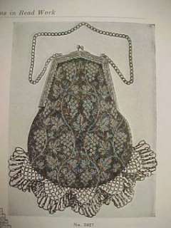Vintage Beaded Bag Purse Pattern Book Sophie La Croix Victorian 