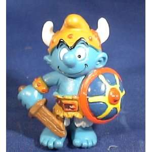  The Smurfs Viking Smurf PVC Figure: Toys & Games