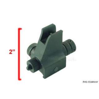 Tactical QD Low Rifle Front Sight with Red Laser A1 A2  