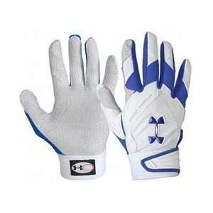   Yard V White/Royal Batting Gloves 