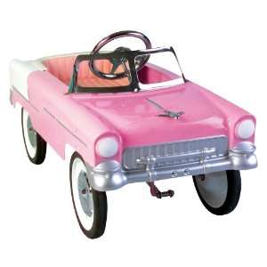    Charm Company 55 Classic Metal Pedal Car, Pink Pink: Toys & Games