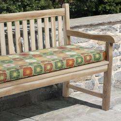   48 inch Outdoor Beringer Green Bench Cushion with Richloom Fabric