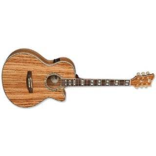   Wood Cutaway Acoustic Electric Guitar Quilted Ash Musical Instruments