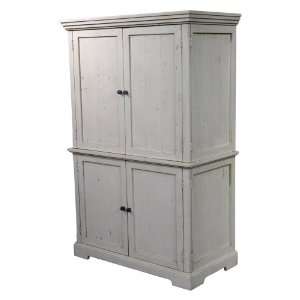    Lifestyle Home Office Cabinet   Antique Ivory: Home & Kitchen