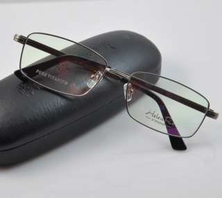 9263grey mans pure titanium optical eyeglasses frame  