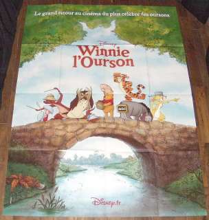 WiNNiE THE POOH Walt Disney LARGE French POSTER  