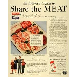 American Meat Institute WWII Food Rationing Conservation War Nutrition 