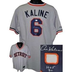 Al Kaline Signed Detroit Tigers Majestic Cooperstown Collection Jersey 