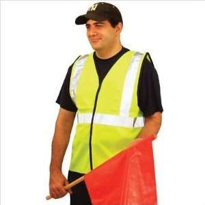 Economy Single Band Vest Style: Size Group:Large, Color:Orange (LUX 