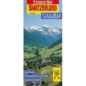  Insight Guides 619328 Switzerland Insight Flexi Map 