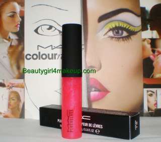 MAC Cosmetics Plushglass Lipgloss Lip Plump MANY COLORS  