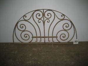 Antique Architectural Wrought Iron Arch  