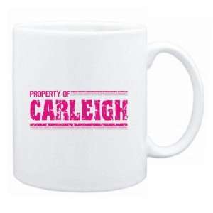  New  Property Of Carleigh Retro  Mug Name